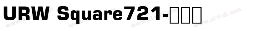 URW Square721字体转换 URW Square721字体转换